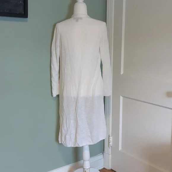 Banana Republic Long White Knit Cardigan - Picture 3 of 8